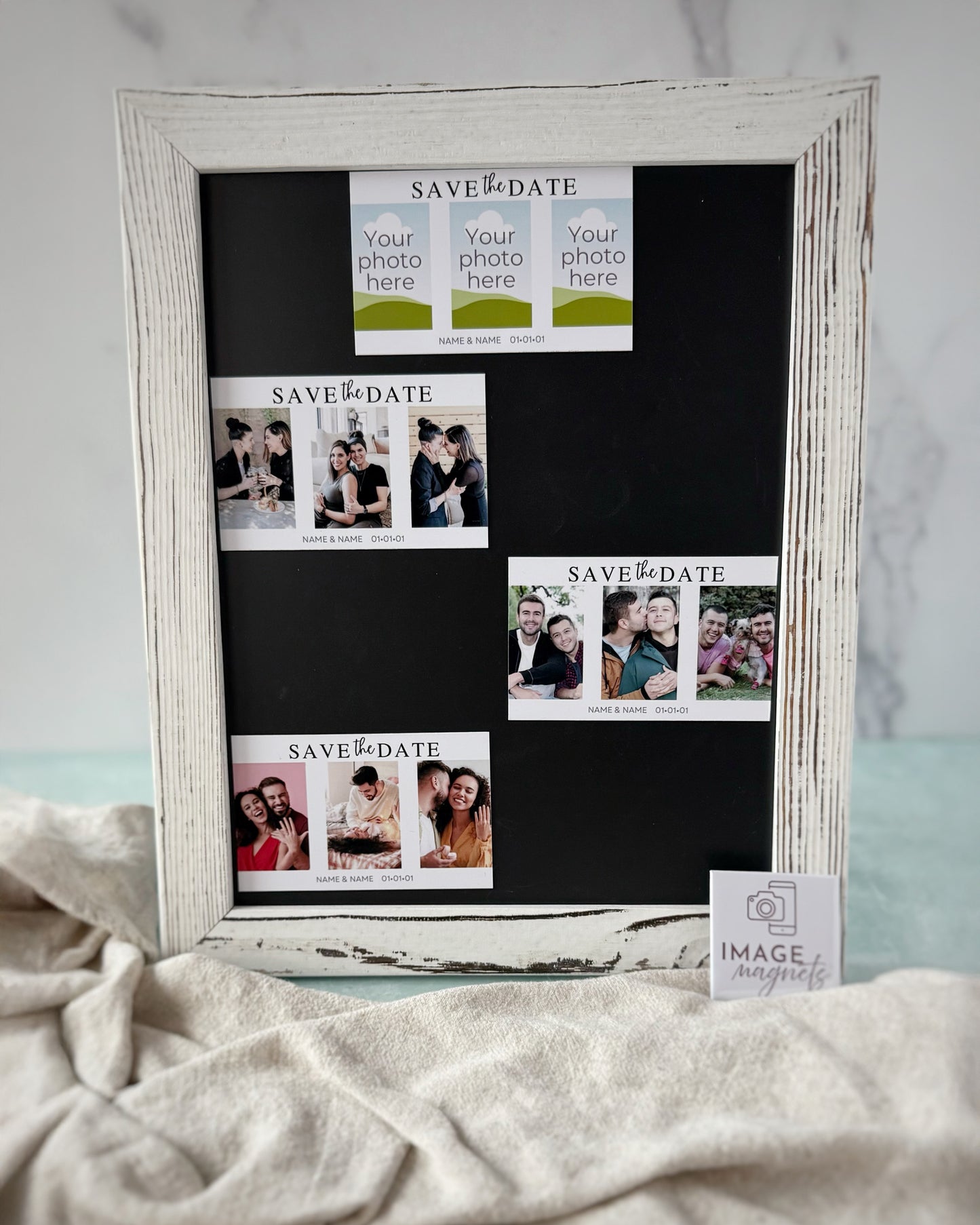 Custom “Save the Date” Photo Magnets – A Stylish Wedding Announcement