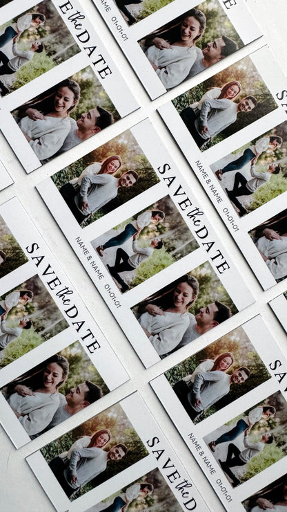 Custom “Save the Date” Photo Magnets – A Stylish Wedding Announcement