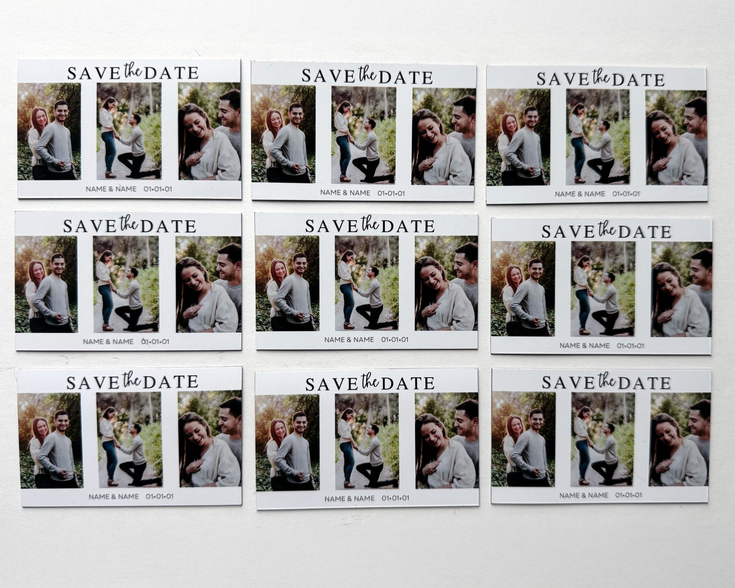 Custom “Save the Date” Photo Magnets – A Stylish Wedding Announcement